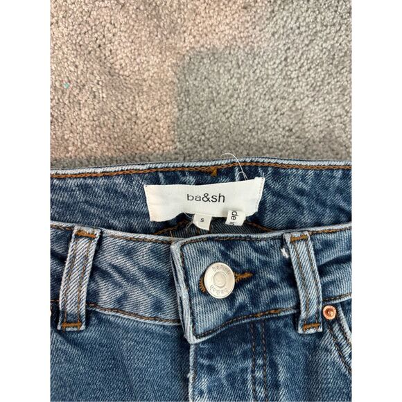 NWOT Ba&Sh straight leg lady jeans, Sz 4 $220 C24 - Picture 3 of 9